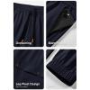 imageJMIERR Mens Joggers Casual Pants Stretch Elastic Waist Drawstring Tapered Pants with PocketsC Blue 1