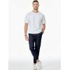 imageJMIERR Mens Joggers Casual Pants Stretch Elastic Waist Drawstring Tapered Pants with PocketsC Blue