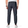 imageJMIERR Mens Joggers Casual Pants Stretch Elastic Waist Drawstring Tapered Pants with PocketsC Dark Grey