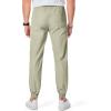 imageJMIERR Mens Joggers Casual Pants Stretch Elastic Waist Drawstring Tapered Pants with PocketsC Offwhite
