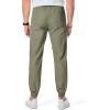 imageJMIERR Mens Joggers Casual Pants Stretch Elastic Waist Drawstring Tapered Pants with PocketsKhaki Green
