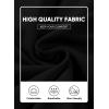 imageJMIERR Mens Waffle Sweatpants Stretch Waist Drawstring Casual Tapered Joggers Gym Pants with PocketsA Black
