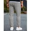 imageJMIERR Mens Waffle Sweatpants Stretch Waist Drawstring Casual Tapered Joggers Gym Pants with PocketsA Light Grey