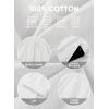 imageJMIERR Mens Cotton Pants Casual Elastic Waist Drawstring Lightweight Summer Beach Trousers with Pockets1 White