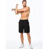 imageJMIERR Mens Stretch Cargo Shorts Casual Drawstring Classic Relaxed Fit Summer Short with Multi PocketsBlack