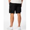 imageJMIERR Mens Stretch Cargo Shorts Casual Drawstring Classic Relaxed Fit Summer Short with Multi PocketsBlack