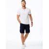 imageJMIERR Mens Stretch Cargo Shorts Casual Drawstring Classic Relaxed Fit Summer Short with Multi PocketsBlue
