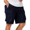 imageJMIERR Mens Stretch Cargo Shorts Casual Drawstring Classic Relaxed Fit Summer Short with Multi PocketsBlue