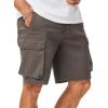imageJMIERR Mens Stretch Cargo Shorts Casual Drawstring Classic Relaxed Fit Summer Short with Multi PocketsBrown