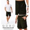 imageJMIERR Mens Stretch Cargo Shorts Casual Drawstring Classic Relaxed Fit Summer Short with Multi PocketsGreen
