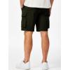 imageJMIERR Mens Stretch Cargo Shorts Casual Drawstring Classic Relaxed Fit Summer Short with Multi PocketsGreen