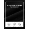 imageJMIERR Mens Casual 7quot Cotton Linen Shorts  Button Waist Summer Beach Shorts with PocketsBlack