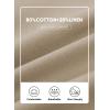 imageJMIERR Mens Casual 7quot Cotton Linen Shorts  Button Waist Summer Beach Shorts with PocketsBrown