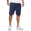 imageJMIERR Mens Casual 7quot Cotton Linen Shorts  Button Waist Summer Beach Shorts with PocketsNavy Blue
