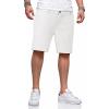 imageJMIERR Mens Casual 7quot Cotton Linen Shorts  Button Waist Summer Beach Shorts with PocketsWhite