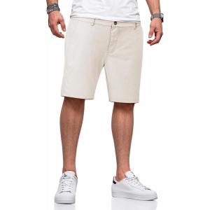 imageJMIERR Mens Casual 7quot Cotton Linen Shorts  Button Waist Summer Beach Shorts with PocketsBeige