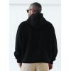 imageJMIERR Mens Casual Cotton Hooded Collar Drawstring Hoodies Pullover Sweatshirts Casual Long Sleeve ShirtsBlack