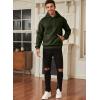 imageJMIERR Mens Casual Cotton Hooded Collar Drawstring Hoodies Pullover Sweatshirts Casual Long Sleeve ShirtsGreen