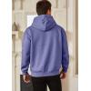 imageJMIERR Mens Casual Cotton Hooded Collar Drawstring Hoodies Pullover Sweatshirts Casual Long Sleeve ShirtsLilac
