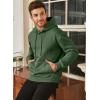 imageJMIERR Mens Casual Cotton Hooded Collar Drawstring Hoodies Pullover Sweatshirts Casual Long Sleeve ShirtsMist Green