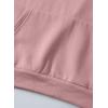 imageJMIERR Mens Casual Cotton Hooded Collar Drawstring Hoodies Pullover Sweatshirts Casual Long Sleeve ShirtsRose Tan