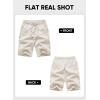 imageJMIERR Mens Casual 7quot Shorts Summer Drawstring Elastic Waist Beach Sweat Shorts Texture with PocketsApricot