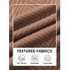 imageJMIERR Mens Casual 7quot Shorts Summer Drawstring Elastic Waist Beach Sweat Shorts Texture with PocketsDark Brown