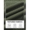 imageJMIERR Mens Casual 7quot Shorts Summer Drawstring Elastic Waist Beach Sweat Shorts Texture with PocketsGreen