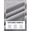 imageJMIERR Mens Casual 7quot Shorts Summer Drawstring Elastic Waist Beach Sweat Shorts Texture with PocketsGrey