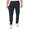 imageJMIERR Mens Casual Elastic Waist Pants Water Resistant QuickDry Lightweight Outdoor Golf Pant with Zipper PocketsNavy Blue
