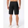 imageJMIERR Mens Cargo Shorts Corduroy Casual Elastic Waist Lightweight Outdoor Hiking Work ShortBlack