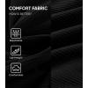 imageJMIERR Mens Cargo Shorts Corduroy Casual Elastic Waist Lightweight Outdoor Hiking Work ShortBlack