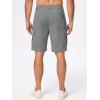 imageJMIERR Mens Cargo Shorts Corduroy Casual Elastic Waist Lightweight Outdoor Hiking Work ShortGrey
