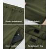 imageJMIERR Mens Cargo Shorts Corduroy Casual Elastic Waist Lightweight Outdoor Hiking Work ShortJungle Green