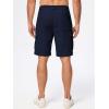 imageJMIERR Mens Cargo Shorts Corduroy Casual Elastic Waist Lightweight Outdoor Hiking Work ShortNavy Blue