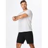 imageJMIERR Mens Running Shorts 7 Inch Lightweight Quick Dry Workout Summer Athletic Gym Shorts with Zipper PocketBlack