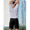 imageJMIERR Mens Running Shorts 7 Inch Lightweight Quick Dry Workout Summer Athletic Gym Shorts with Zipper PocketBlack