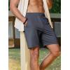 imageJMIERR Mens Running Shorts 7 Inch Lightweight Quick Dry Workout Summer Athletic Gym Shorts with Zipper PocketDark Grey