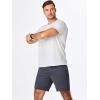 imageJMIERR Mens Running Shorts 7 Inch Lightweight Quick Dry Workout Summer Athletic Gym Shorts with Zipper PocketDark Grey
