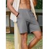imageJMIERR Mens Running Shorts 7 Inch Lightweight Quick Dry Workout Summer Athletic Gym Shorts with Zipper PocketGray