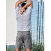 imageJMIERR Mens Running Shorts 7 Inch Lightweight Quick Dry Workout Summer Athletic Gym Shorts with Zipper PocketGray