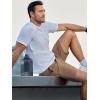 imageJMIERR Mens Running Shorts 7 Inch Lightweight Quick Dry Workout Summer Athletic Gym Shorts with Zipper PocketKhaki