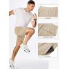 imageJMIERR Mens Running Shorts 7 Inch Lightweight Quick Dry Workout Summer Athletic Gym Shorts with Zipper PocketLight Khaki