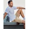 imageJMIERR Mens Running Shorts 7 Inch Lightweight Quick Dry Workout Summer Athletic Gym Shorts with Zipper PocketLight Khaki