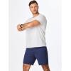 imageJMIERR Mens Running Shorts 7 Inch Lightweight Quick Dry Workout Summer Athletic Gym Shorts with Zipper PocketNavy Blue