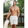 imageJMIERR Mens Running Shorts 7 Inch Lightweight Quick Dry Workout Summer Athletic Gym Shorts with Zipper PocketWhite