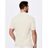 imageJMIERR Mens Casual Polo Shirt Summer Short Sleeve Vacation Button Beach Knit Stretchy Golf ShirtsA Beige
