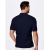 imageJMIERR Mens Casual Polo Shirt Summer Short Sleeve Vacation Button Beach Knit Stretchy Golf ShirtsB Blue