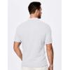 imageJMIERR Mens Casual Polo Shirt Summer Short Sleeve Vacation Button Beach Knit Stretchy Golf ShirtsC White