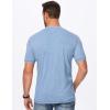 imageJMIERR Mens Henley Shirts Short Sleeve Casual Basic Button Up Tees Pocket T Shirts for MenBeau Blue